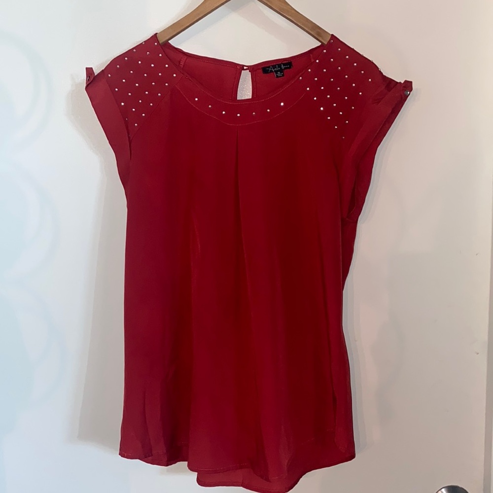 Antila Femme Red too with bling size Xl